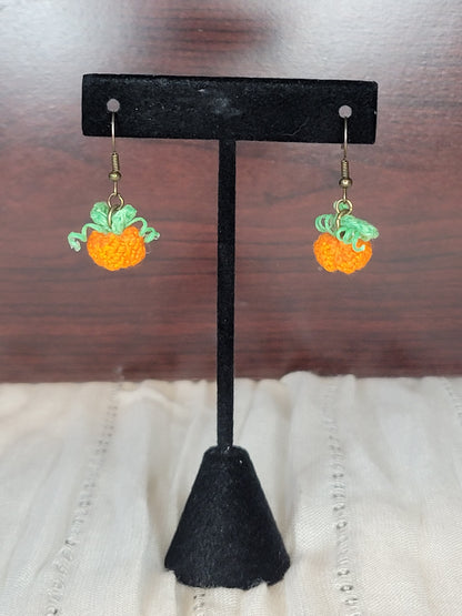 Mini Pumpkin Earrings