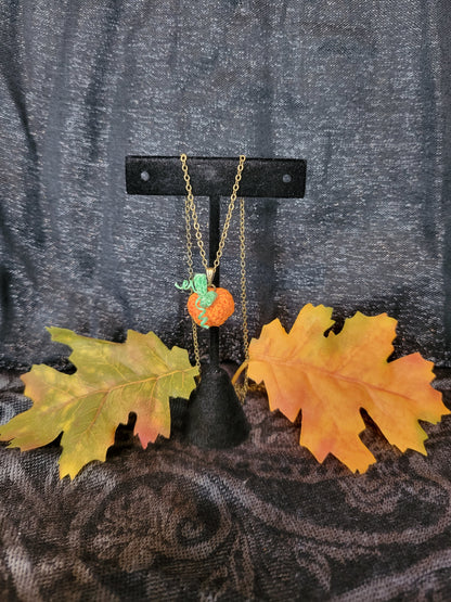 Mini Pumpkin Necklace