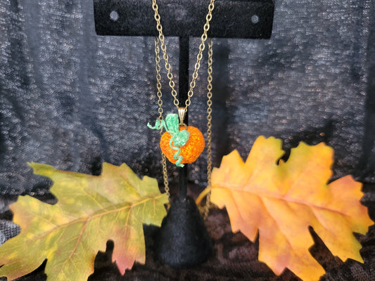 Mini Pumpkin Necklace