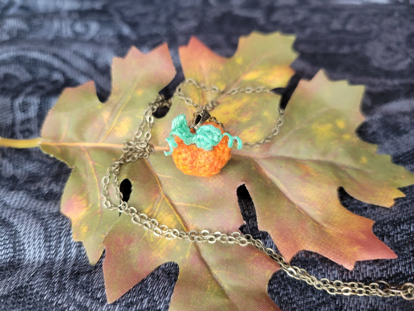 Mini Pumpkin Necklace