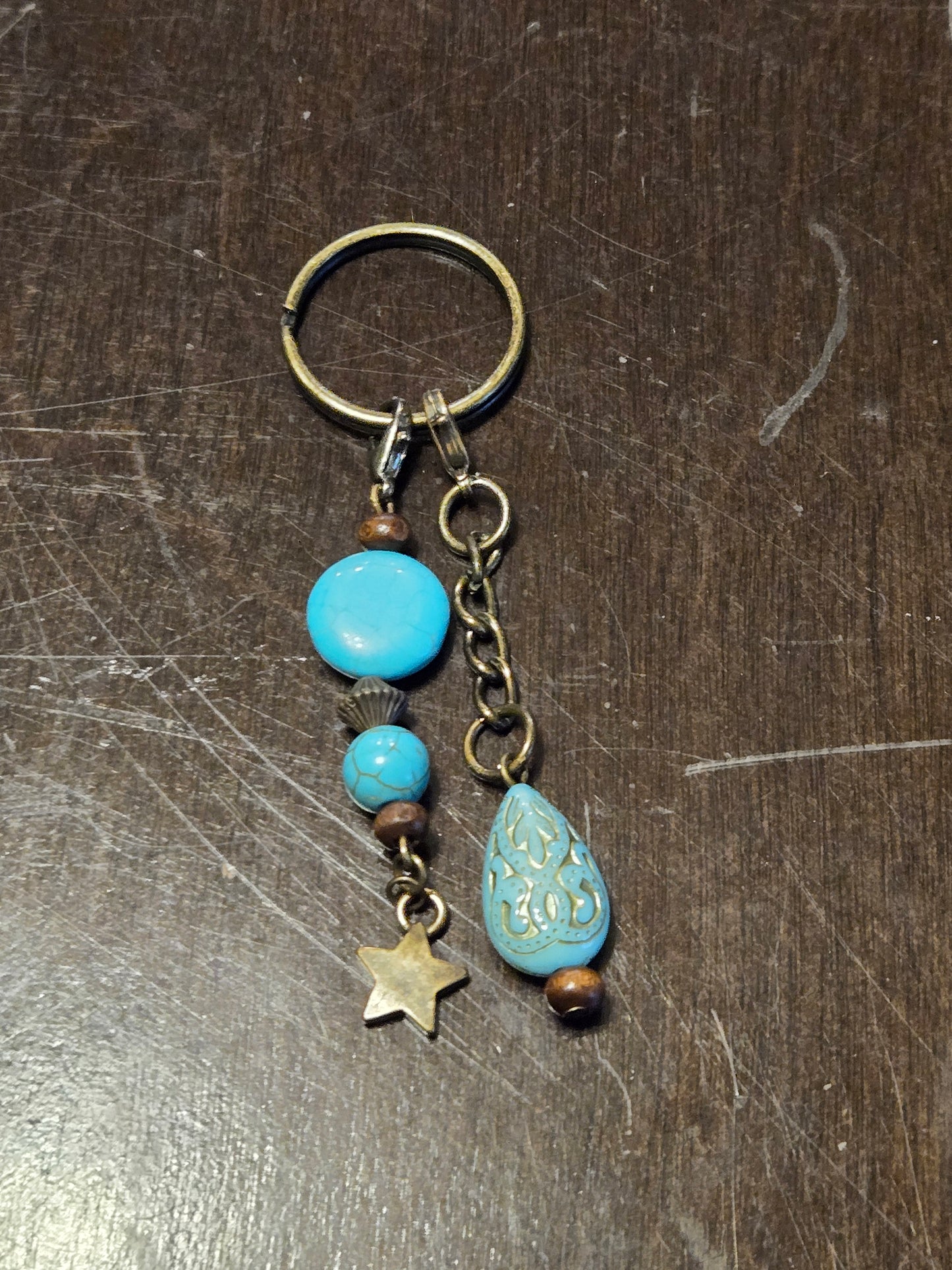 Turquoise keychain