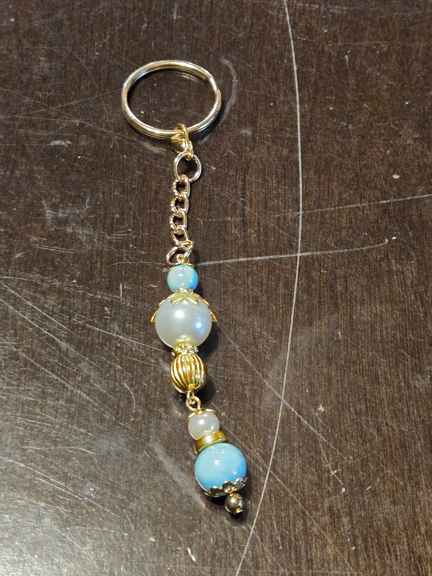 Powder Blue Keychain