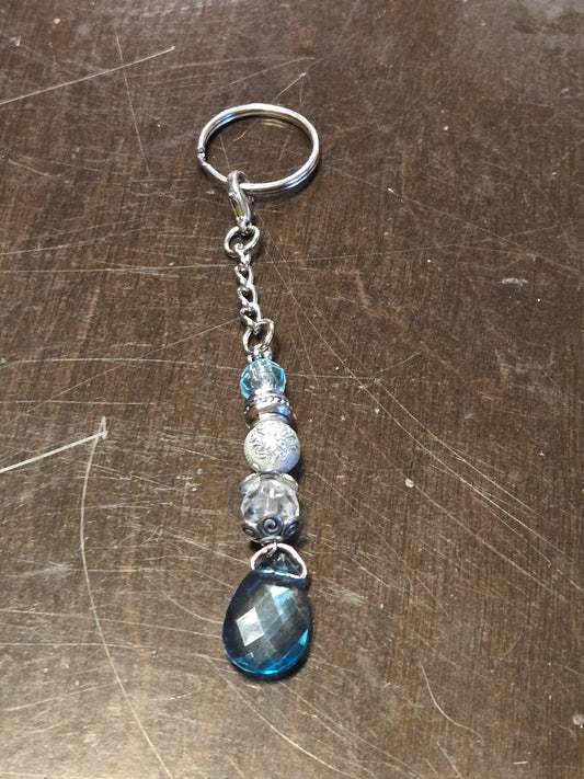 Blue Dewdrop keychain